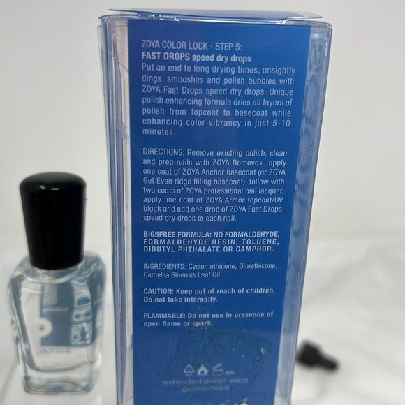 ZOYA Fast Drying Drops speed dry drops 15ml New in Box - Picture 2 of 2